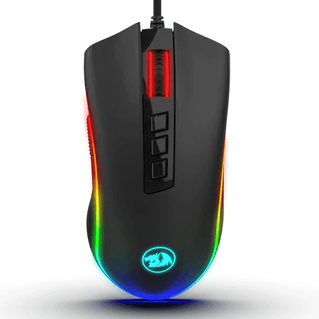 Redragon M711 Cobra Chroma Gaming Mouse with 16.8 Million RGB Color Black, 10,000 DPI Adjustable, Comfortable Grip, 7 Programmable Buttons