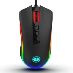 Redragon M711 Cobra Chroma Gaming Mouse with 16.8 Million RGB Color Black, 10,000 DPI Adjustable, Comfortable Grip, 7 Programmable Buttons