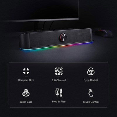 REDRAGON GS560 ADIEMUS GAMING SPEAKER SOUNDBAR