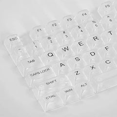 Redragon A135 Crystal KeyCaps, 147 Keys Standard Doubleshot PBT Keycap Set, OSA Profile, US(ANSI) Layout, Compatble with Most Mechanical Keyboards & Optical Keyboards, Keycaps Puller Included