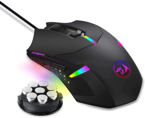 Redragon M601 RGB Centrophorus ( Black ) Gaming Mouse