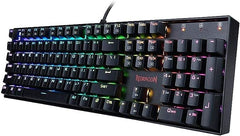 Redragon K551-BA RGB (RGB Keys) Mechanical Wired Gaming Keyboard RGB LED Backlit With Blue Switches (104 Keys, Black) & M607 Gaming Mouse (2 in 1 Mechanical Combo)