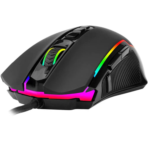 Redragon M910 Ranger Chroma Gaming Mouse With 16.8 Million Rgb Backlit, 9 Programmable Buttons, Up To 12400 Dpi User Adjustable