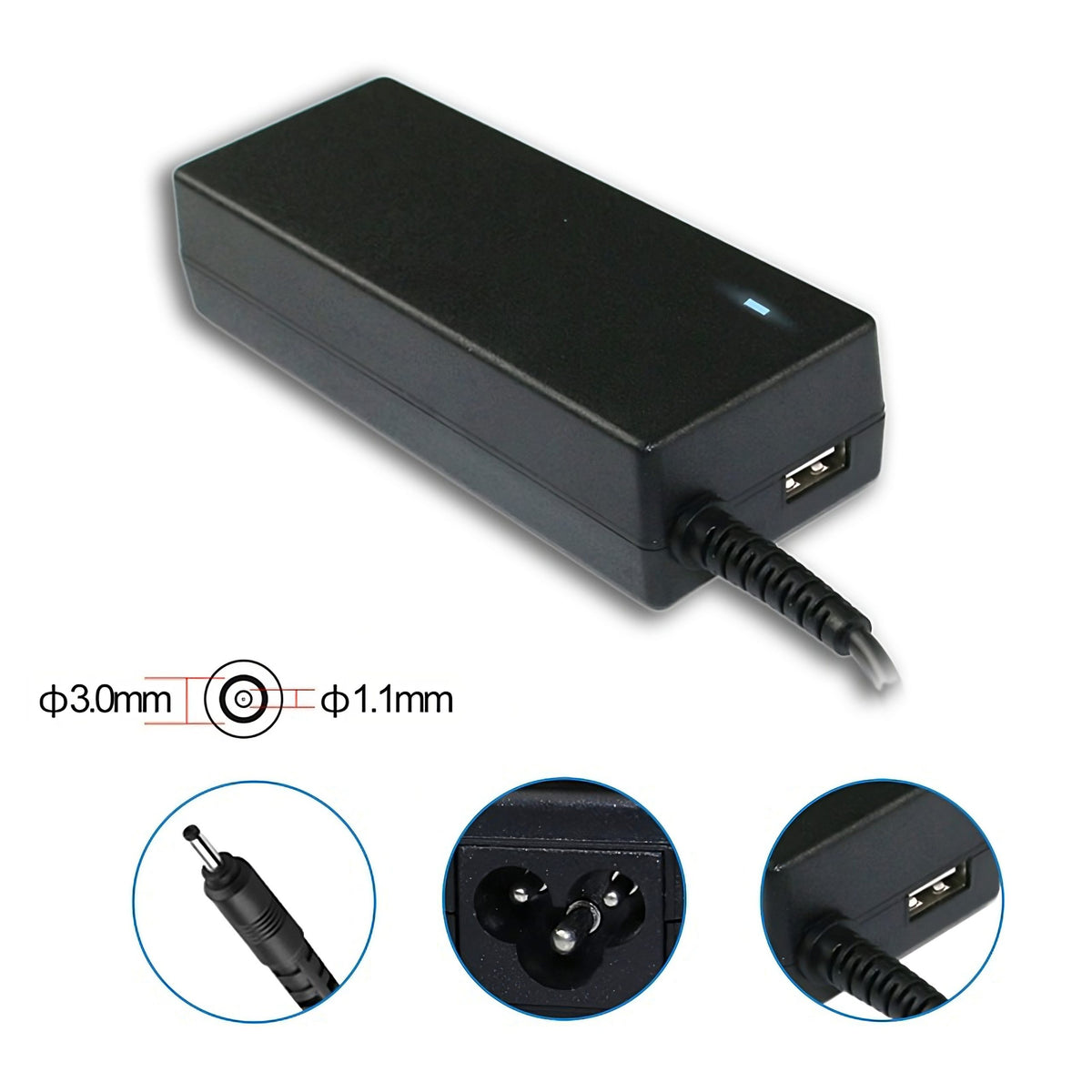 ASUS Lenovo Laptop Charger 19V 65W TIP 3.0*1.1MM SIZE