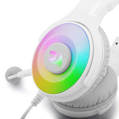 REDRAGON H350W PANDORA 2 RGB USB GAMING HEADSET (WHITE)