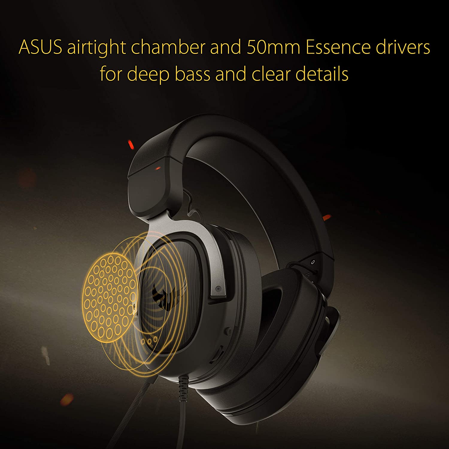 ASUS TUF Gaming H3 Gaming Headset – GUN METAL