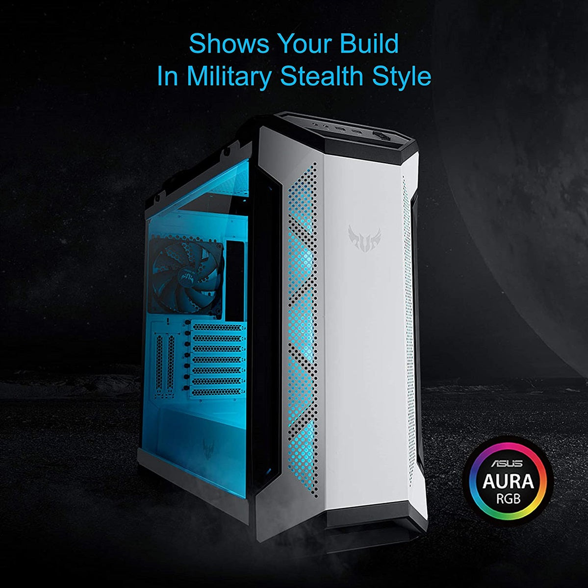 Asus Tuf Gaming GT501 White Edition Mid-Tower ATX Case