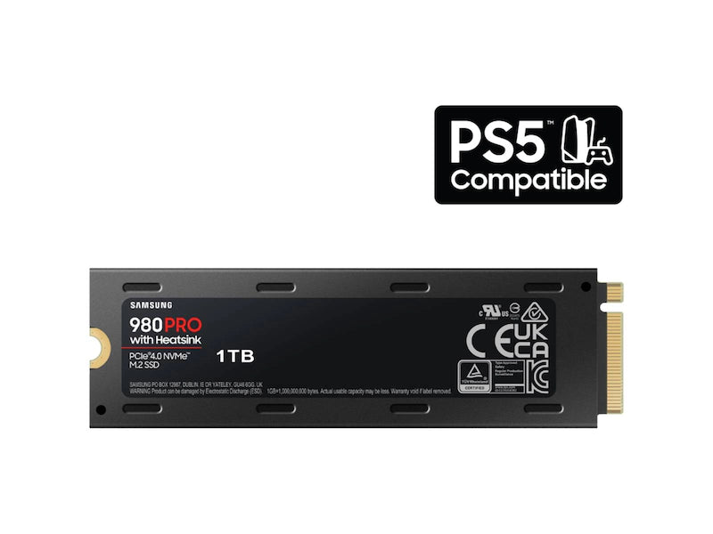 Samsung 980 PRO 1TB PCIe 4.0 M.2 2280 NVMe SSD Single Cut With Heatsink Price In Pakistan