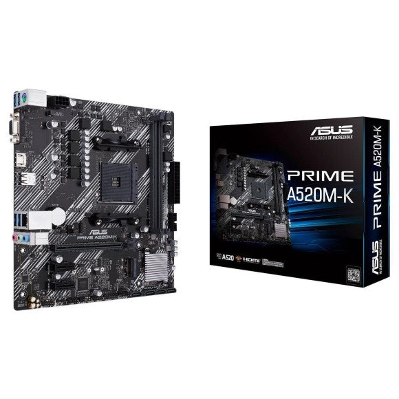 Asus PRIME A520M-K AMD A520 Ryzen AM4 micro ATX Motherboard