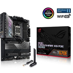 Asus ROG Strix Crosshair X670E Hero 228000 Gaming Motherboard