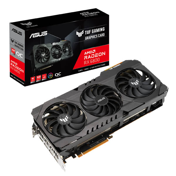 ASUS TUF GAMING Radeon RX 6800 Graphics Card – TUF-RX6800-O16G-GAMING