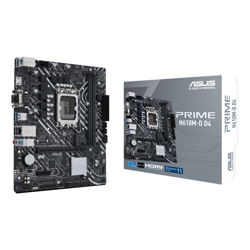 ASUS PRIME H610M-D D4 LGA 1700 Micro ATX Motherboard