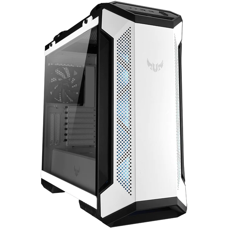 ASUS TUF Gaming GT501 Mid-Tower PC Gaming Case - White