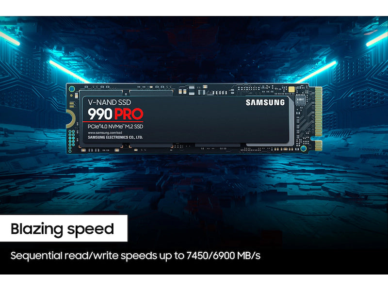 Samsung 990 PRO M.2 4TB SSD read/write speeds up to 7450/6900 MB/s Price In Pakistan