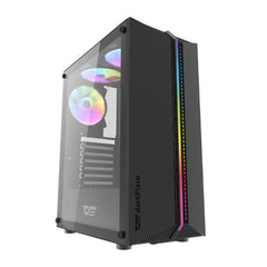 DarkFlash DK151 ATX With 3 ARGB Fans Gaming Case Black