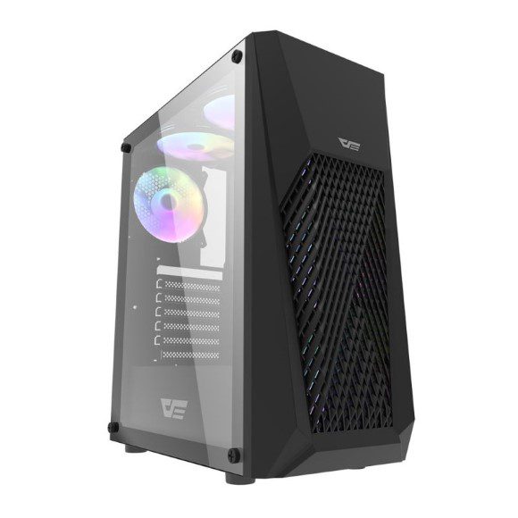 DarkFlash DK150 ATX With 3 ARGB Fans Gaming Case Black