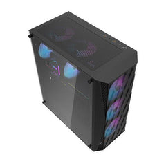 DarkFlash DK352 ATX With 4 ARGB Fans Gaming Case Black