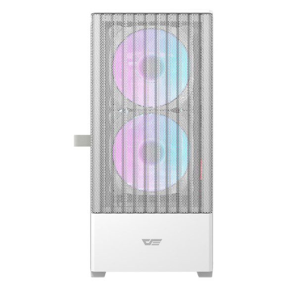 DARKFLASH DK415M M-ATX WHITE WITH 2X140MM ARGB FAN PC CASE