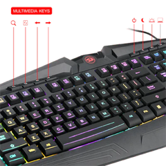 Redragon K503 Harpe Pro RGB Backlit Gaming Keyboard