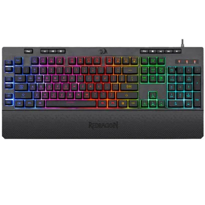 Redragon K512 Shiva RGB Backlit Membrane Gaming Keyboard