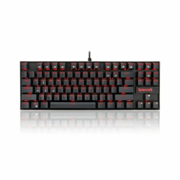 Redragon K552 Kumara Mechanical Gaming Keyboard RGB LED Backlit Wired with Anti-Dust Proof Switches for Windows PC (Black, 87 Key)