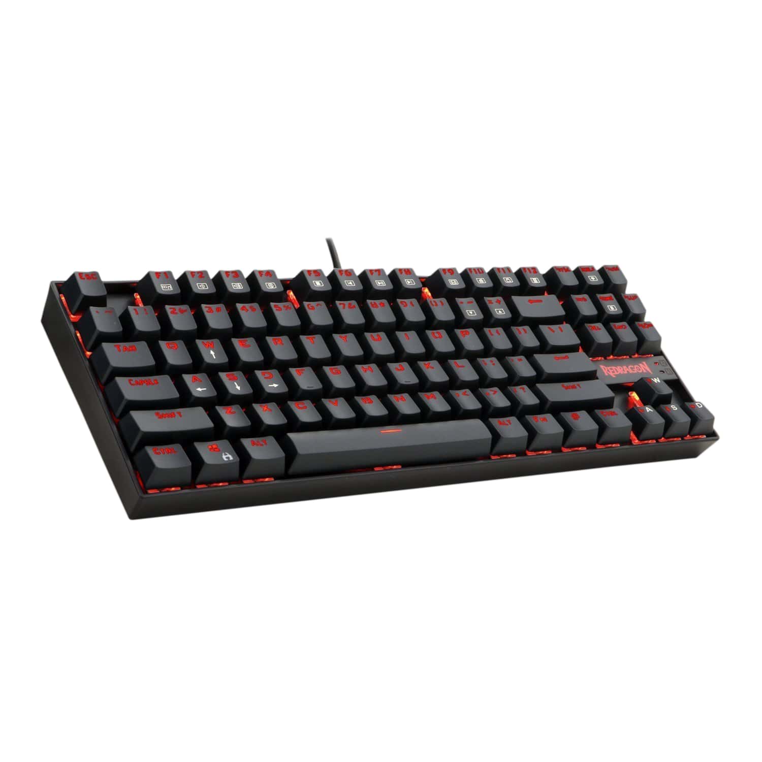 Redragon K552 Kumara Mechanical Gaming Keyboard RGB LED Backlit Wired with Anti-Dust Proof Switches for Windows PC (Black, 87 Key)