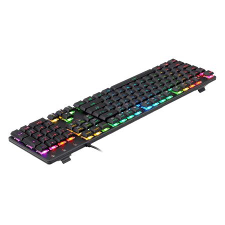 REDRAGON K589 SHRAPNEL RGB BACKLIT MECHANICAL GAMING KEYBOARD 104 KEYS ANTI-GHOSTING RED SWITCHES