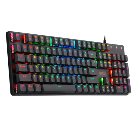 REDRAGON K589 SHRAPNEL RGB BACKLIT MECHANICAL GAMING KEYBOARD 104 KEYS ANTI-GHOSTING RED SWITCHES