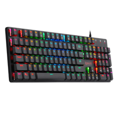 REDRAGON K589 SHRAPNEL RGB BACKLIT MECHANICAL GAMING KEYBOARD 104 KEYS ANTI-GHOSTING RED SWITCHES