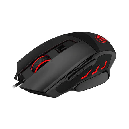 Redragon M609 Phaser Wired USB Gaming Mouse 3200 DPI/LED Lighting, 6600 FPS, for Windows/Mac PC (Black)