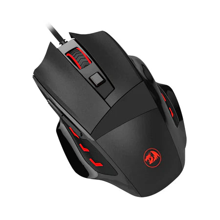 Redragon M609 Phaser Wired USB Gaming Mouse 3200 DPI/LED Lighting, 6600 FPS, for Windows/Mac PC (Black)