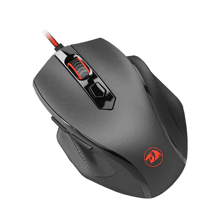 Redragon M709-1 Tiger2 Red LED Gaming Mouse, 3200 DPI Wired Optical Gamer Mouse with Precision Actuation, 6 Programmable Buttons for PC/Laptop