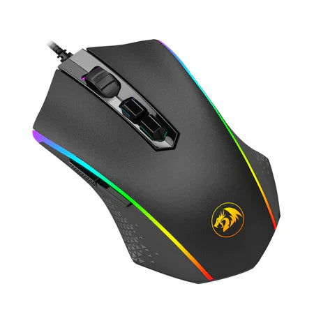 Redragon M710 Memeanlion Chroma Gaming Mouse, High-Precision Ambidextrous Programmable Gaming Mouse with 7 RGB Backlight Modes and Tuning Weights, up to 10000 DPI User Adjustable