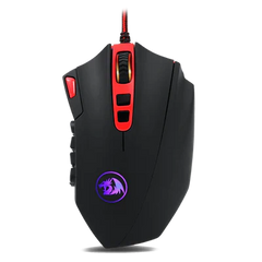 Redragon M901 Perdition 24000DPI MMO Mouse LED RGB Wired Gaming Mouse