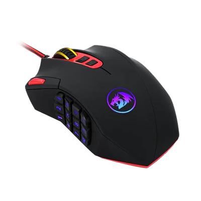 Redragon M901 Perdition 24000DPI MMO Mouse LED RGB Wired Gaming Mouse