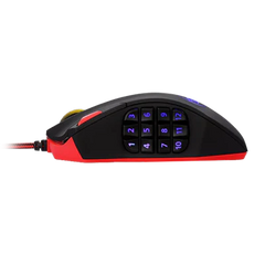 Redragon M901 Perdition 24000DPI MMO Mouse LED RGB Wired Gaming Mouse