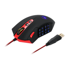 Redragon M901 Perdition 24000DPI MMO Mouse LED RGB Wired Gaming Mouse