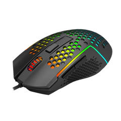 Redragon M987 Lightweight Honeycomb Gaming Mouse Rgb Backlit Wired 6 Buttons Programmable With 12400 Dpi