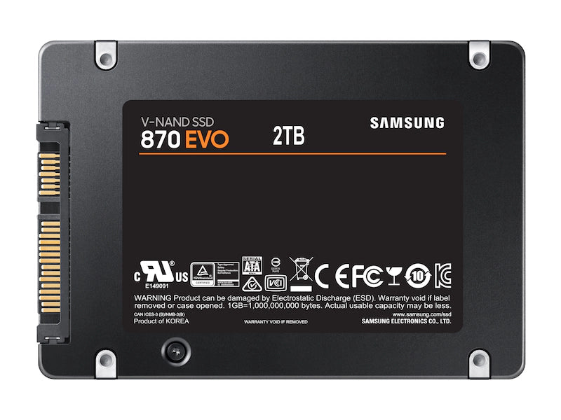 Samsung 870 EVO 2TB 2.5 inch SATA III SSD Price In Pakistan