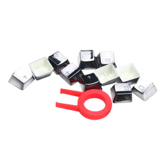 Redragon A103gr 12 Chrome Keycaps Mx Style With Key Puller