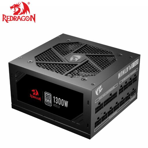 Redragon PS018 80 Plus Platinum 1300 Watt ATX 3.0 Fully Modular Power Supply