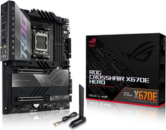 ASUS ROG CROSSHAIR X670E HERO LGA 1718 ATX Motherboard