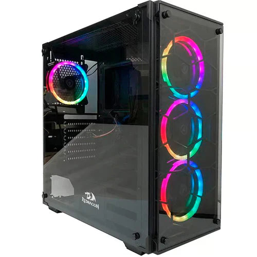 REDRAGON GC-606 WHEEL JACK RGB GAMING PC CASE BLACK