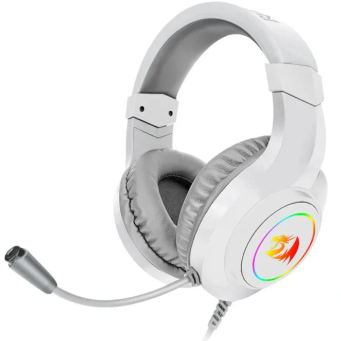 REDRAGON H260W HYLAS RGB GAMING HEADSET (WHITE)