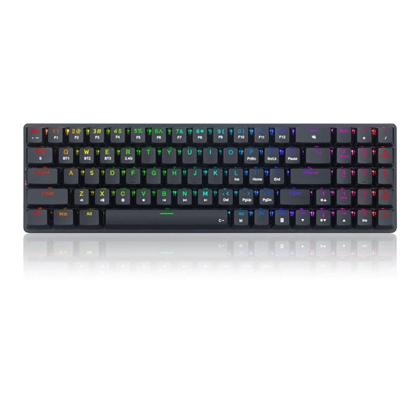 Redragon K626P Ashe Mechanical Keyboard 78 Keys USB Wired RGB Compact Gaming Keyboard