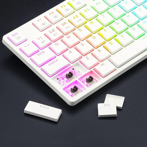 Redragon K539 Anubis 80% Wirless RGB Mechnical Keboard-white