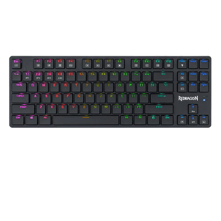 Redragon K539 Anubis 80% Wireless RGB Mechanical Keyboard, 5.0 Bluetooth/2.4 Ghz/Wired Tri-Mode TKL Low Profile Compact Keyboard