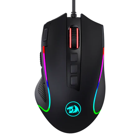 Redragon M612 Predator RGB Gaming Mouse, 8000 DPI Wired Optical Gamer Mouse with 11 Programmable Buttons & 5 Backlit Modes, Software Supports DIY Keybinds Rapid Fire Button