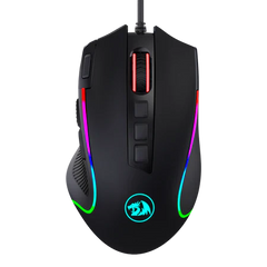 Redragon M612 Predator RGB Gaming Mouse, 8000 DPI Wired Optical Gamer Mouse with 11 Programmable Buttons & 5 Backlit Modes, Software Supports DIY Keybinds Rapid Fire Button