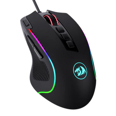 Redragon M612 Predator RGB Gaming Mouse, 8000 DPI Wired Optical Gamer Mouse with 11 Programmable Buttons & 5 Backlit Modes, Software Supports DIY Keybinds Rapid Fire Button